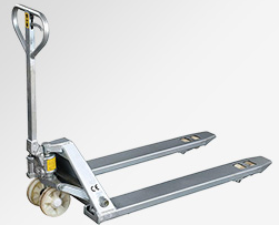 無塵車間為什么選擇使用不銹鋼手動液壓搬運(yùn)車